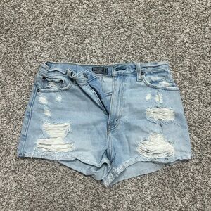 Abercrombie & Fitch Annie High Rise Jean Shorts